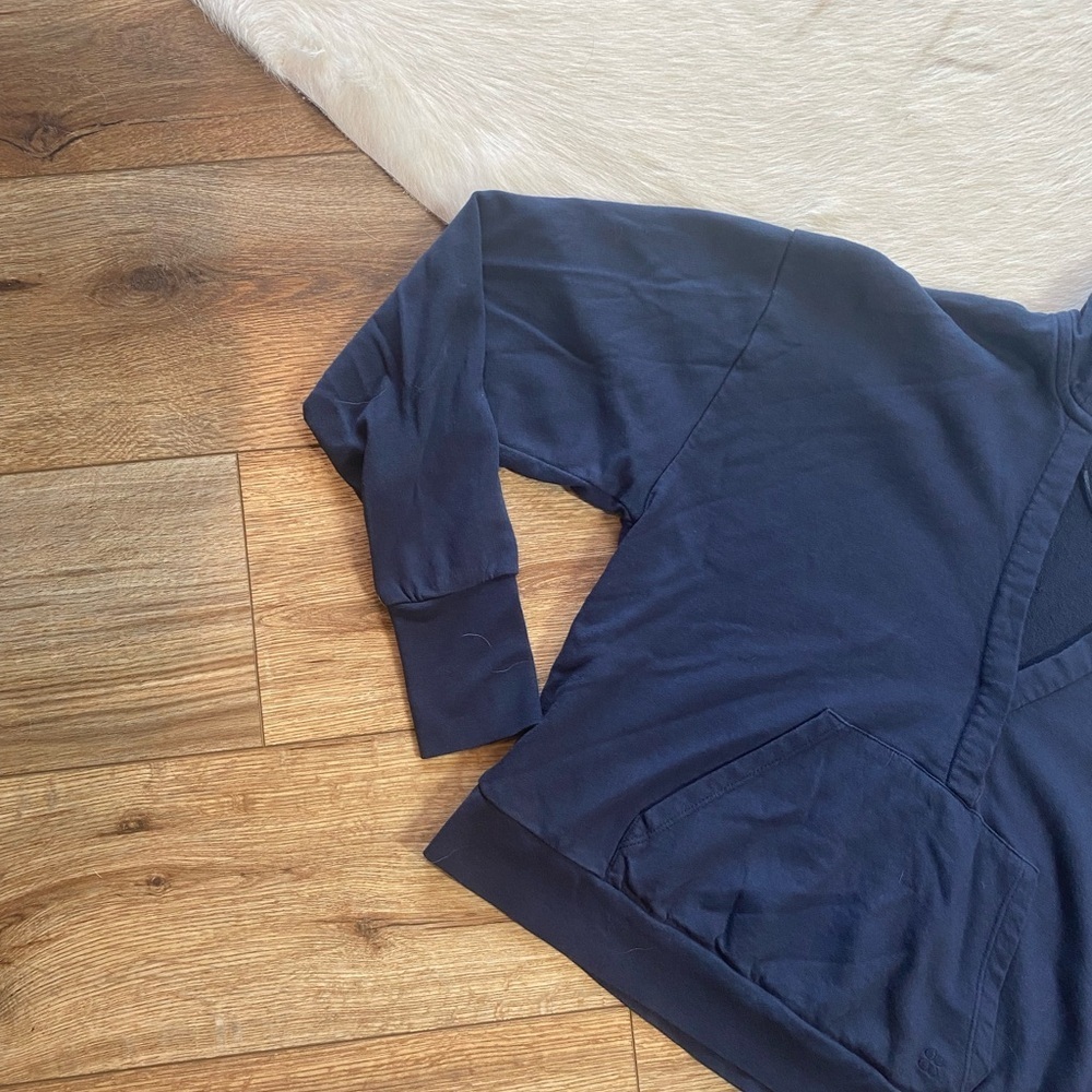 Sweaty Betty After Class Relaxed Hoody in Navy Blue - Picture 3 of 9
